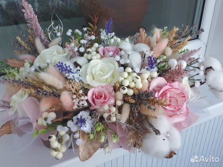 Букеты из сухоцветов