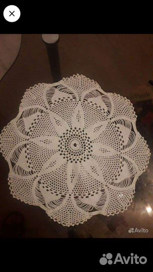 Салфетки ажурные ручная вязка 4шт цена разная