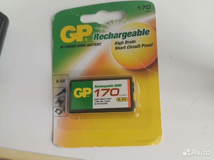 Крона батарея 9в, GP 170mah