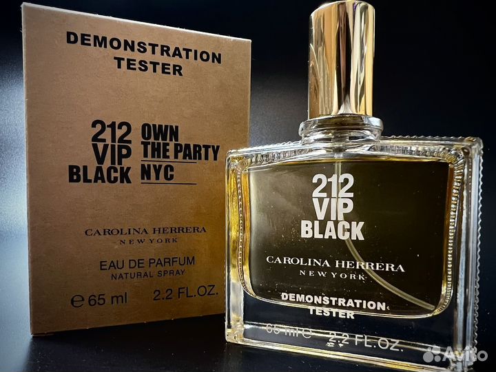 Carolina herrera 212 vip black дубай