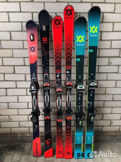 Лыжи горные volkl racetiger GS, deacon 74, 2022г