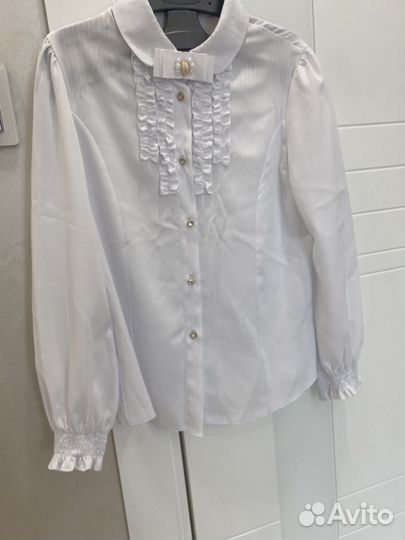 Блузка для девочки в школу