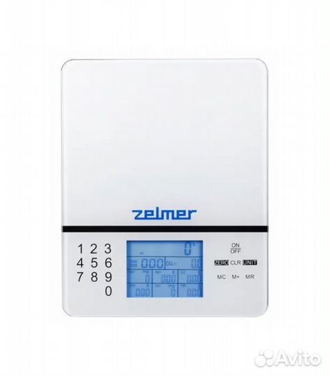 Кухонные весы Zelmer ZKS1500N, белый