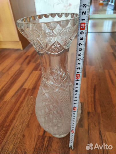 Вазы хрустальные