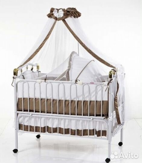 Детская кровать трасформер с люлькой geoby