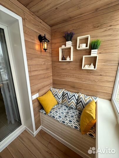 Отделка балконов под ключ. Остекление