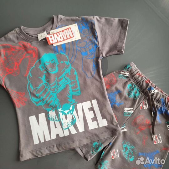 Новый костюм для мальчика Zara Marvel 92,98,110
