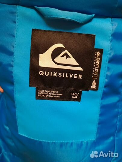 Сноубордическая куртка детская quiksilver