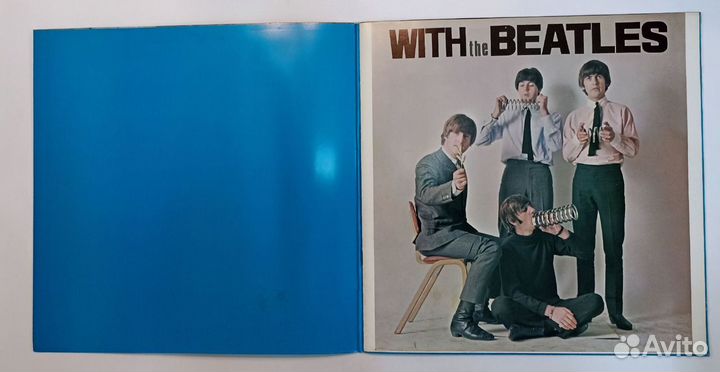 Винтажная виниловая пластинка LP The Beatles With