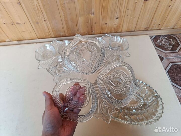 Менажницы из стекла