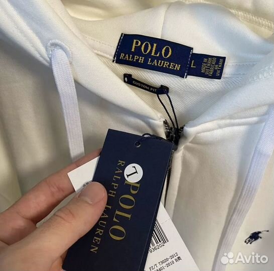 Зип худи polo ralph lauren