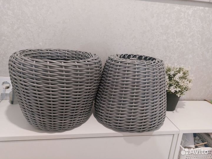 Кашпо из ротанга 10 литров