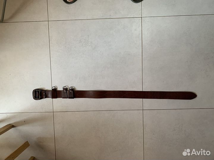Ремень кожаный офицерский СССР
