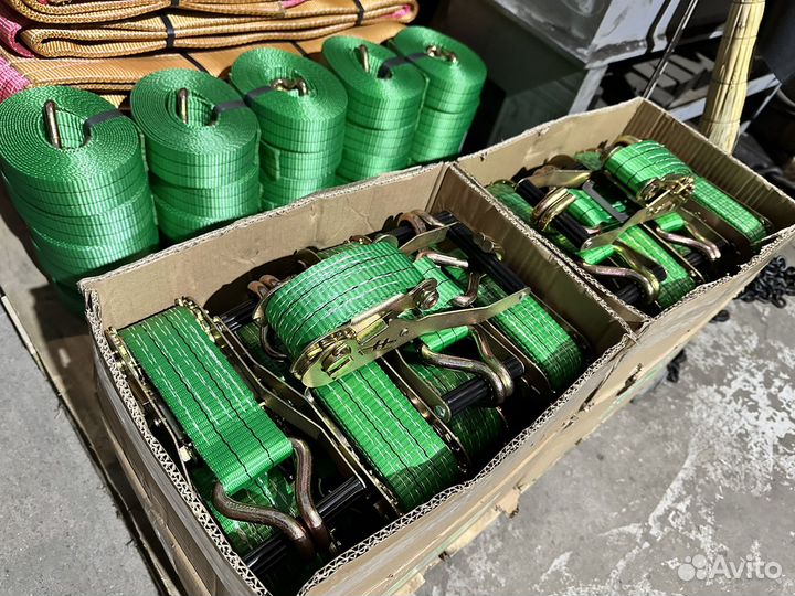 Ремени стяжные с крюками 50мм 7000кг