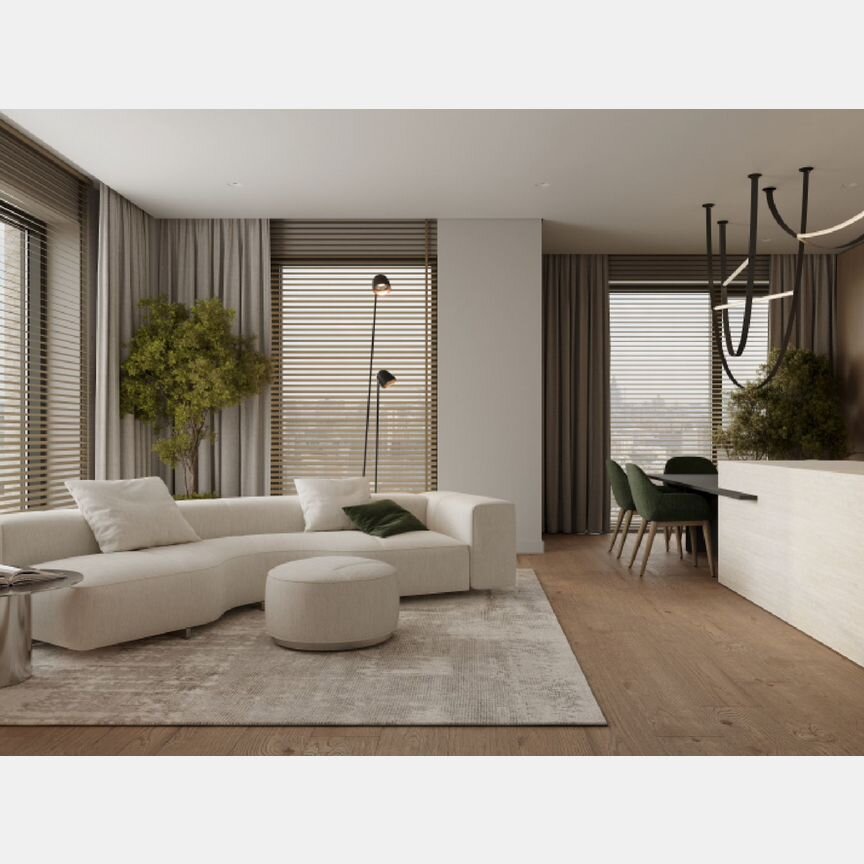 3-к. квартира, 105,5 м², 2/8 эт.