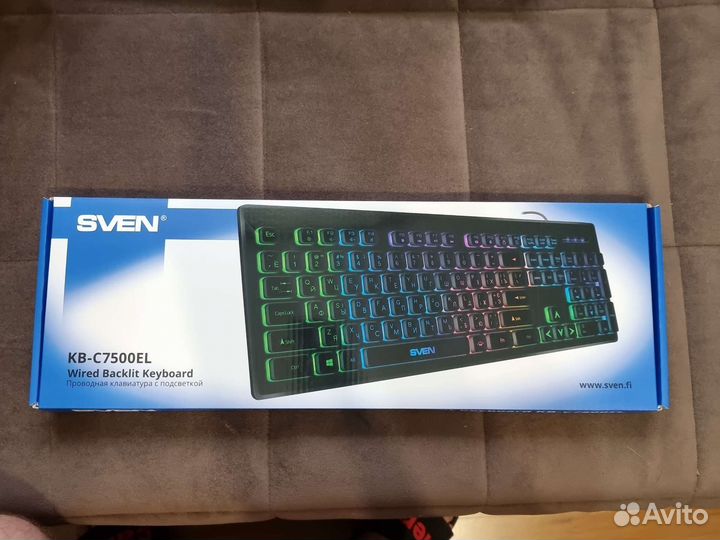Игровая клавиатура sven c7500el