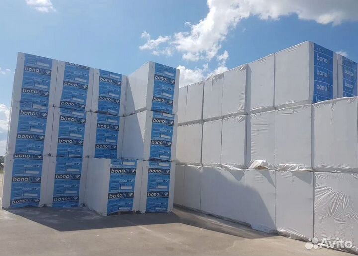 Газосиликатные блоки D200-D700