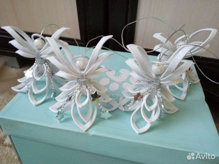 Новогодние игрушки из фоамирана