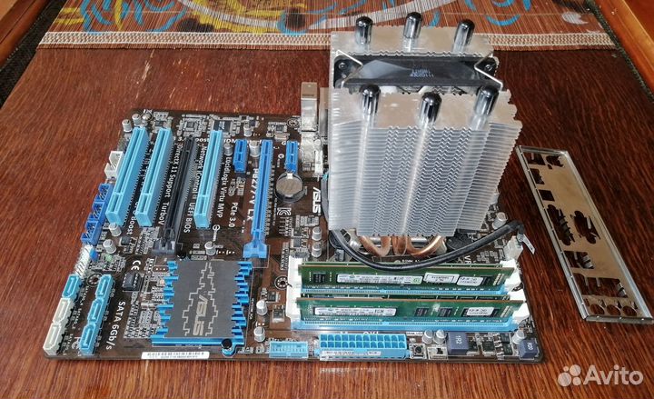 Материнская плата Asus + процессор i5-3550 + памят