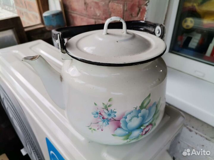 Чайник эмалированный