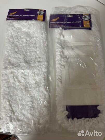 2 Сменные насадки для швабры Флаундер