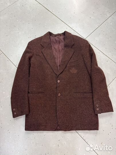 Твидовый пиджак мужской 44/46