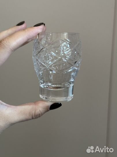 Хрустальные рюмки СССР и графин