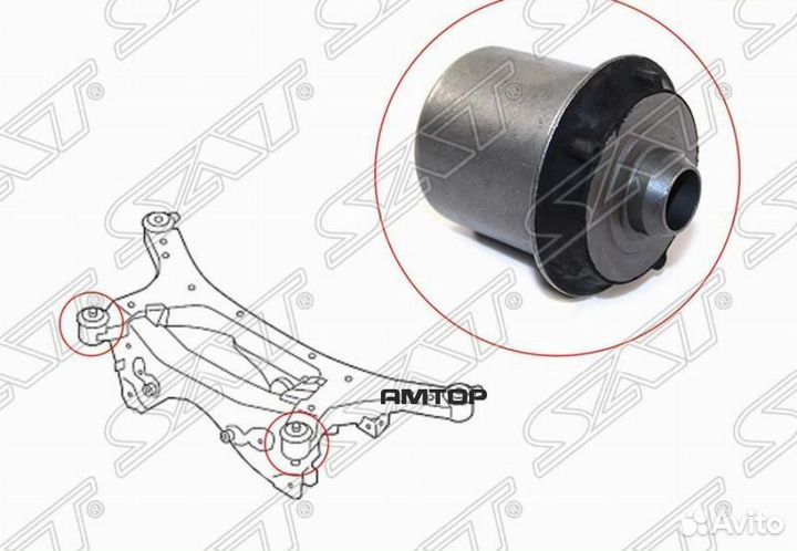 SAT ST-55400-1KD0A-B1 Сайлентблок задней балки nis