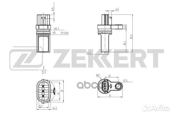 Датчик положения коленвала Nissan Pathfinder (R
