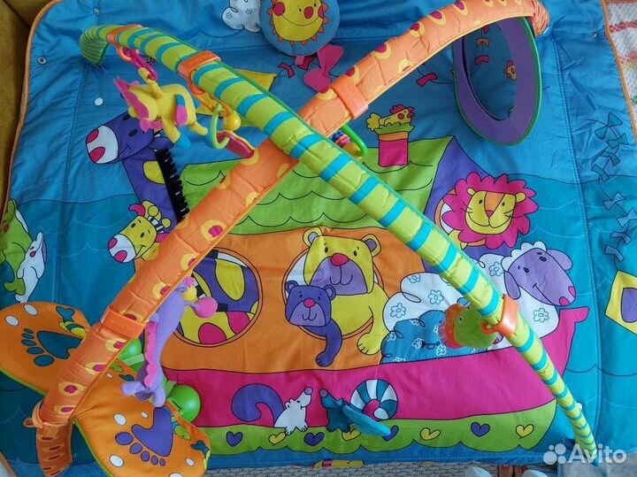 Развивающий коврик tiny love зоопарк