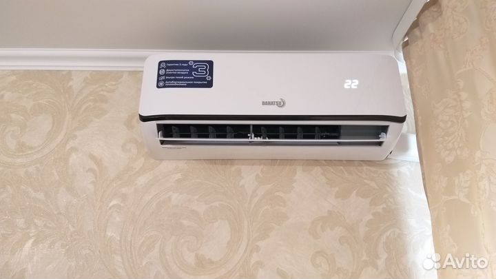 Сплит системы и кондиционеры. Гарантия 3 года