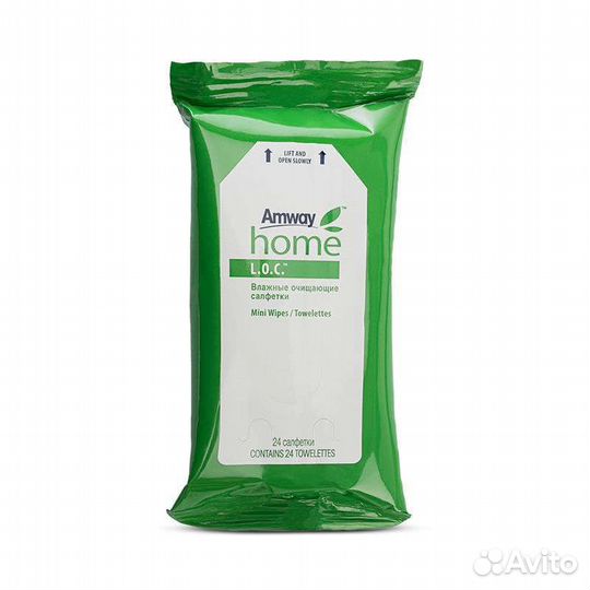Влажные очищающие салфеткиАмвей