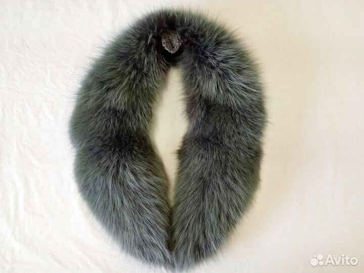 Меховой воротник енот