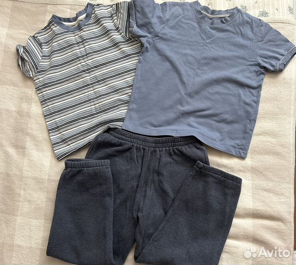 2 футболки и спорт штаны 5-6 лет