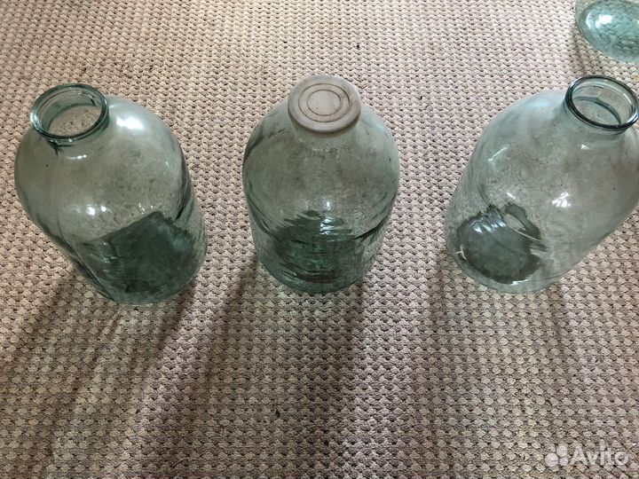 Бутыль стеклянная 20 литров и 10 литров