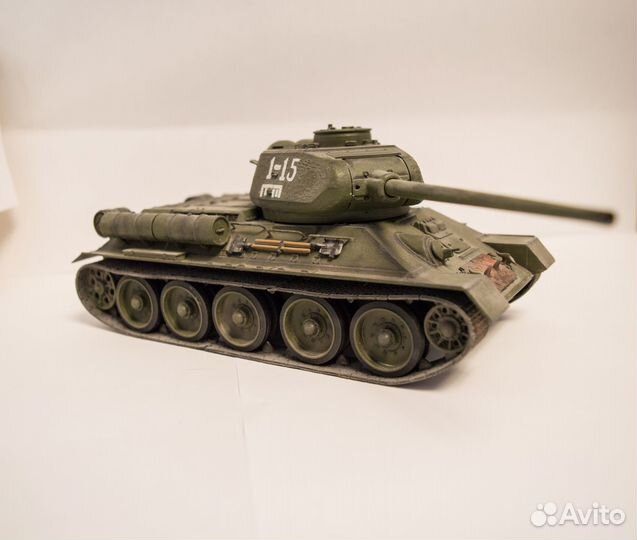 Сборная модель танка Т-34