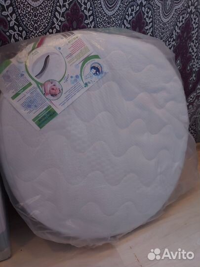 Детский матрас для круглой кроватки