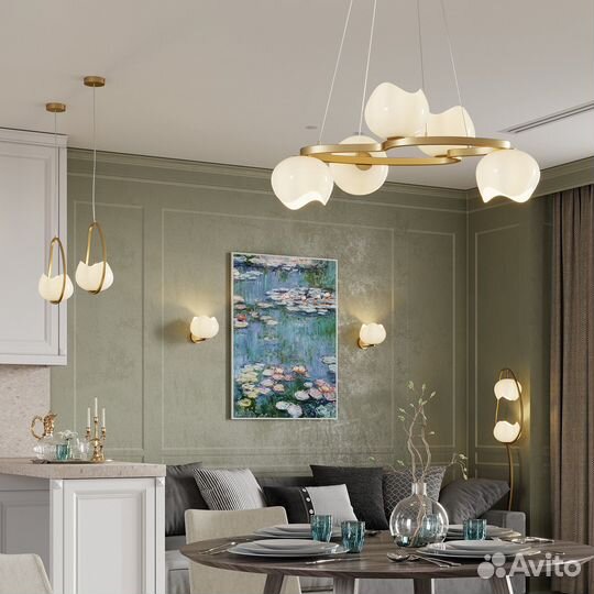 Подвесной светильник Odeon Light Waterlily 4873/1