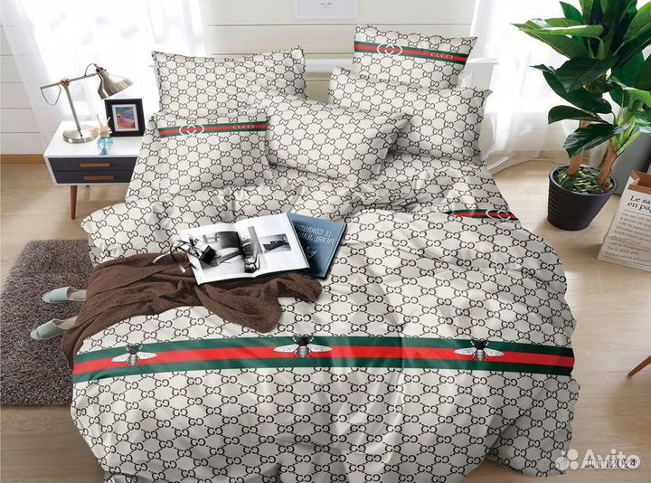 Постельное бельё новое страйп-сатин