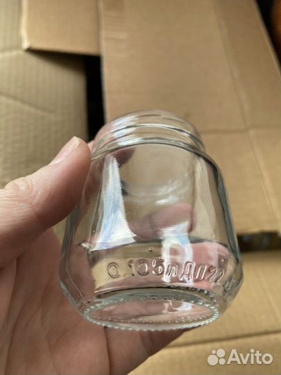 Банки детского питания пустые