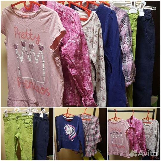 Вещи пакетом на девочку 128