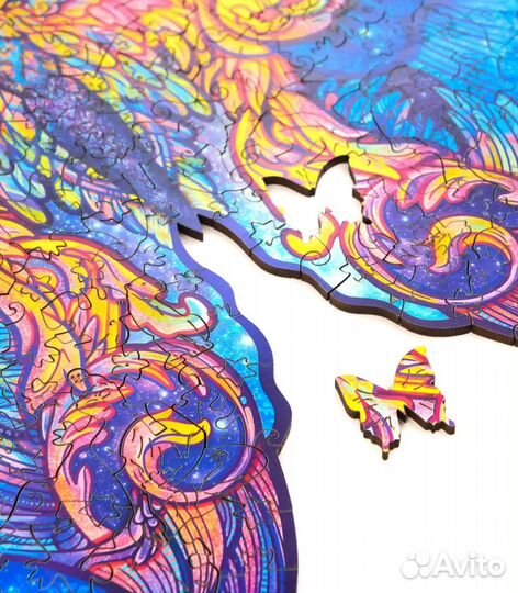 Фигурный пазл Unidragon, Межгалактическая Бабочка