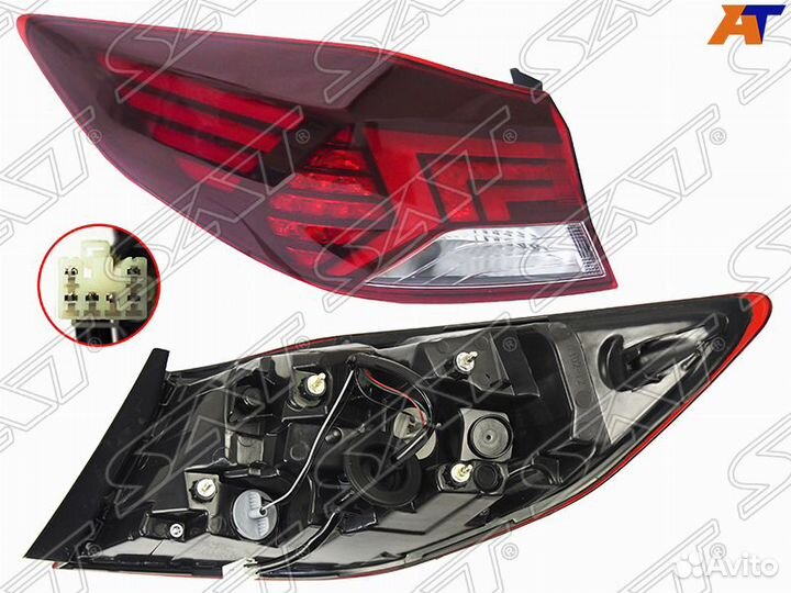 Фонарь задний hyundai elantra 18-20 LH LED