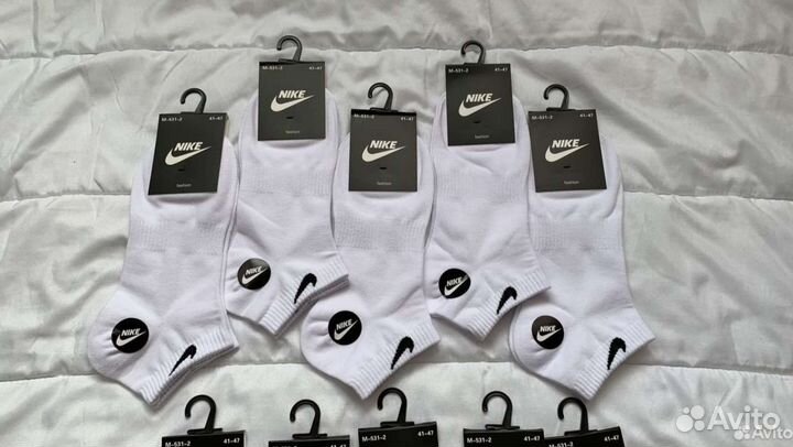 Носки nike короткие 10 пар