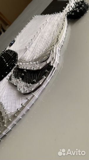 Картина из нитей BMW Srting Art Картина в интерьер