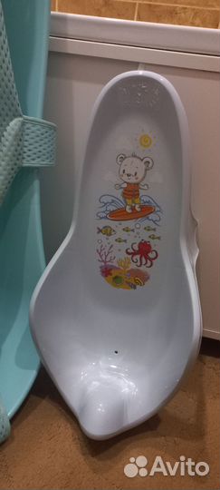 Детская ванночка для купания с горкой