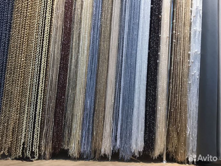 Нити кисея с люрексом