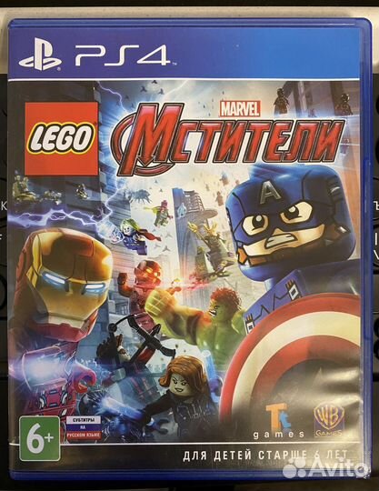 Игра на ps4 lego Мстители
