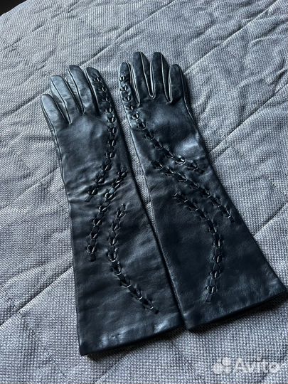 Перчатки кожаные женские 6,5