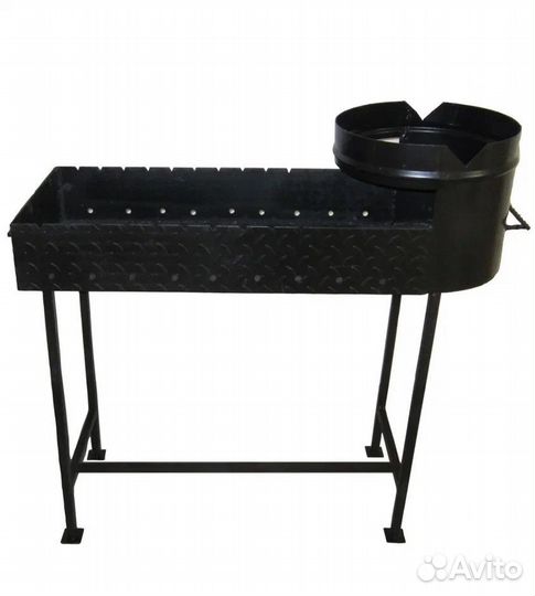 Мангал с подказанником (с местом для казана)